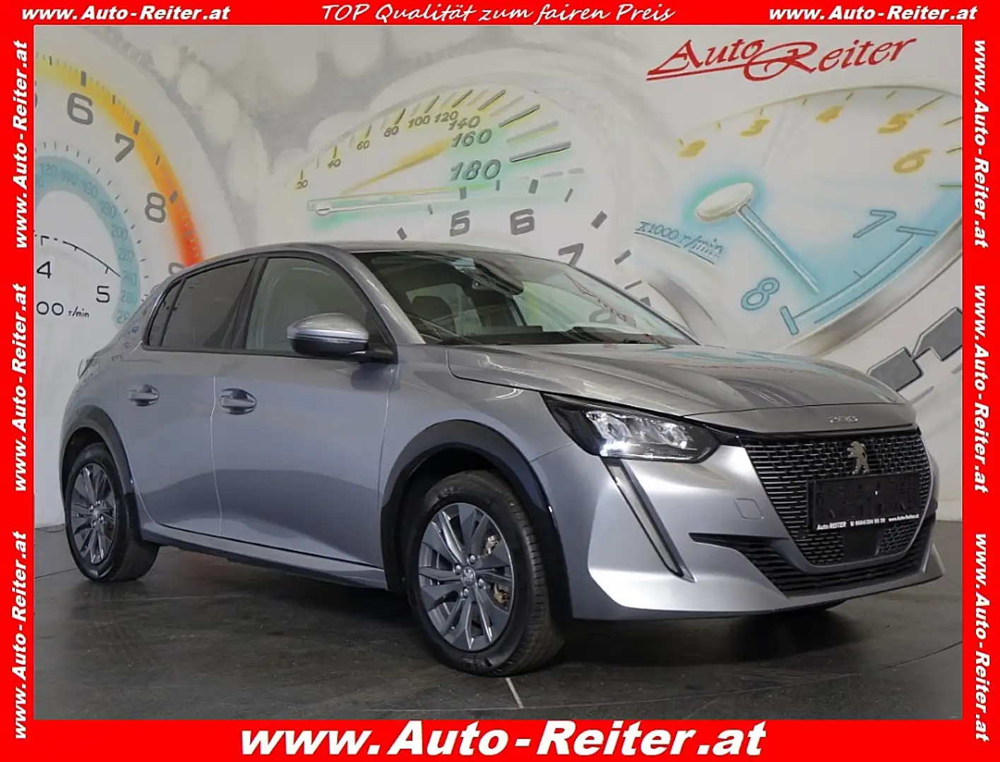 Peugeot 208 e- 50kWh Allure *LED, KLIMATRONIC, TEMPOMAT* Grau - 1