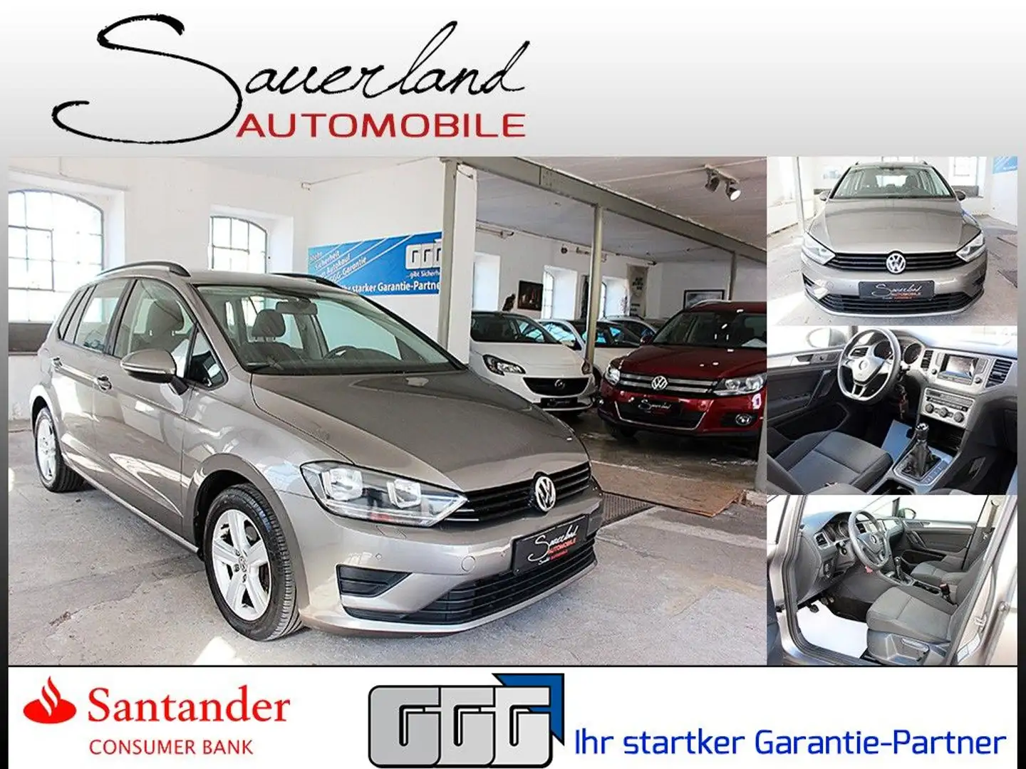 Volkswagen Golf Sportsvan VII 1.HD KLIMATRONIC PDC ALU  SHZ Grau - 1