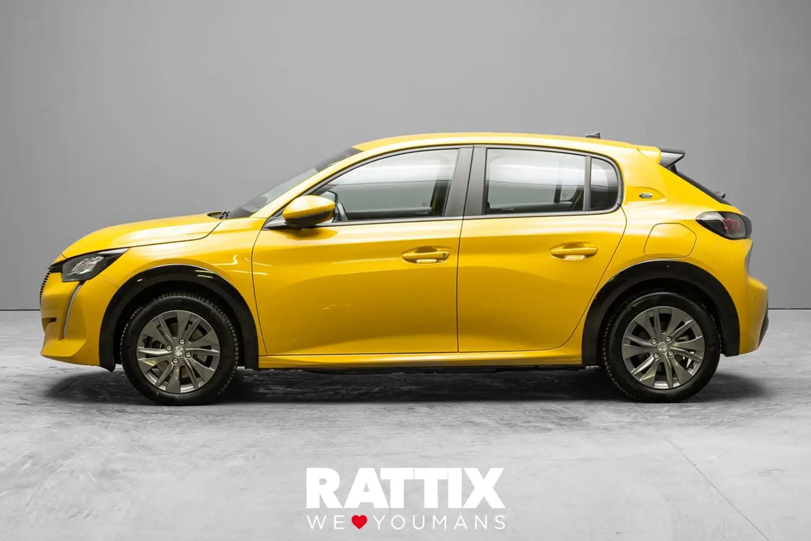 Peugeot e-208 motore elettrico 100kW Active Pack Yellow - 2