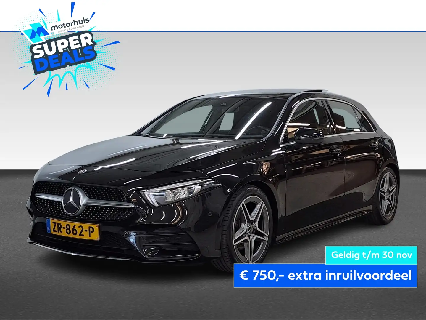 Mercedes-Benz A 180 A180 136PK AUTOMAAT BUSINESS SOLUTION AMG NAVI TEL Noir - 1