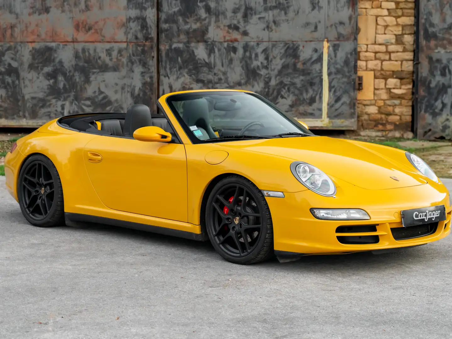 Porsche 997 Carrera 4S Cabriolet Jaune - 1