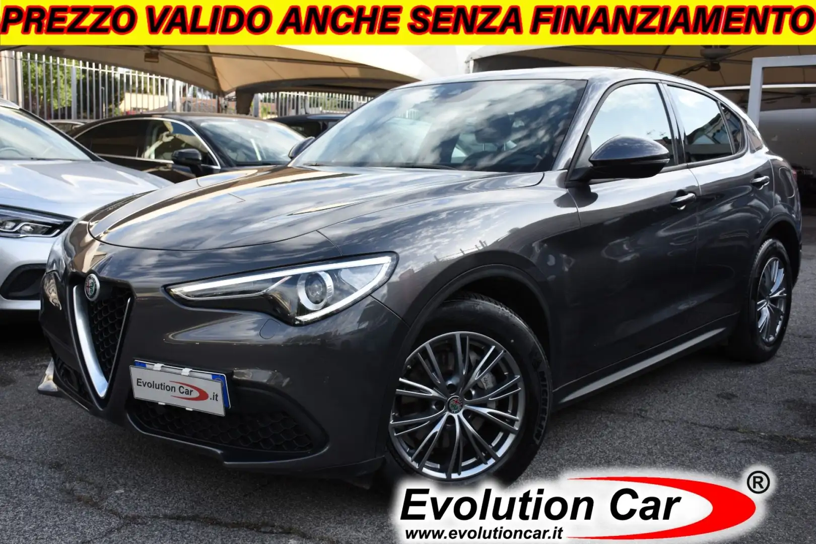 Alfa Romeo Stelvio 2.2 Turbodiesel 160 CV AT8 RWD Business Gris - 1