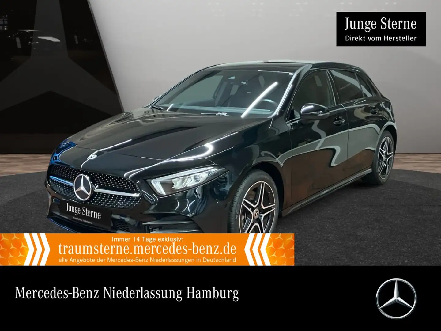 Mercedes-Benz A 250 e AMG+NIGHT+AHK+LED+KAMERA+8G Schwarz - 1