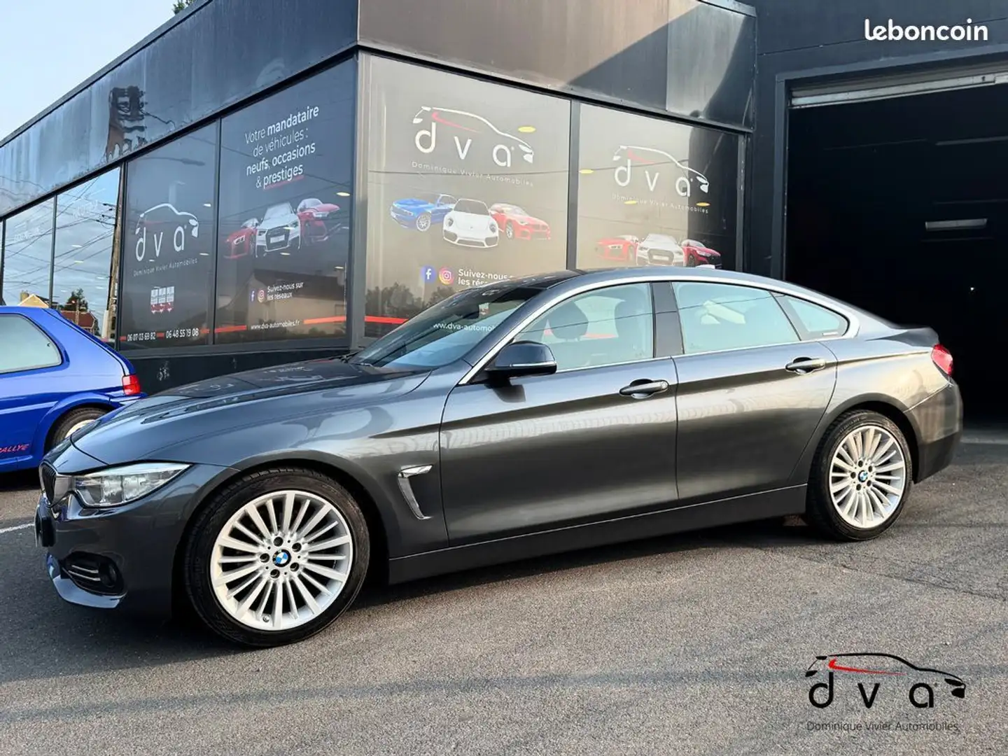 BMW 418 GranCoupé 418d 143 ch Luxury Šedá - 2