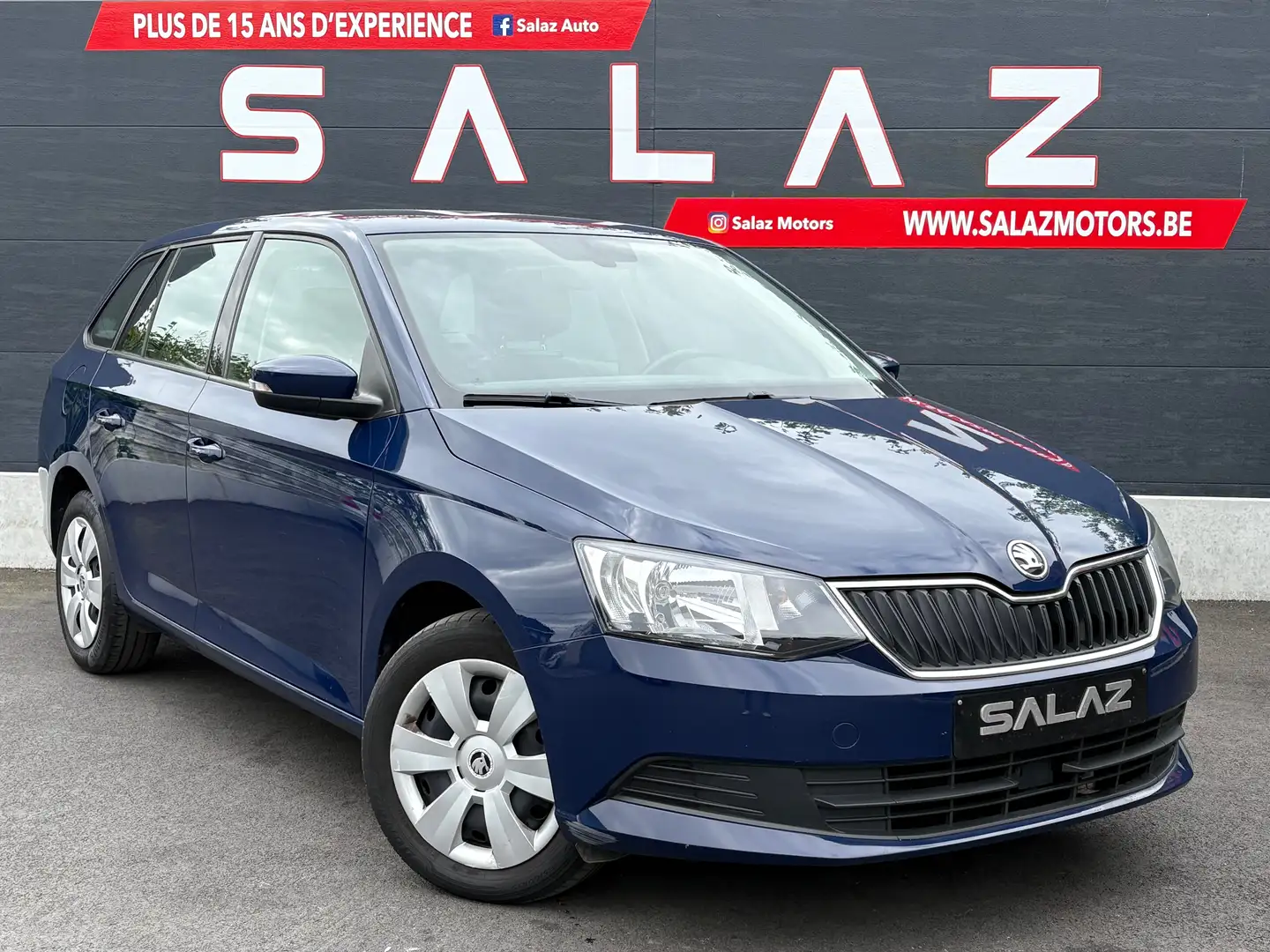 Skoda Fabia SW 1.0i Active/ESSENCE/GARANTIE/CLIM/EURO6B Bleu - 1