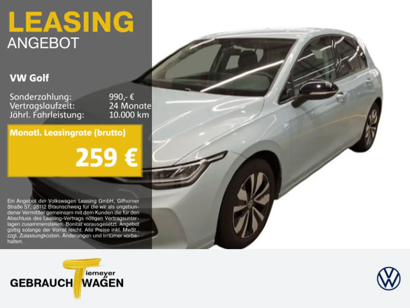 Volkswagen Golf 1.5 eTSI DSG GOAL LED KAMERA ALLWETTER Blau - 1