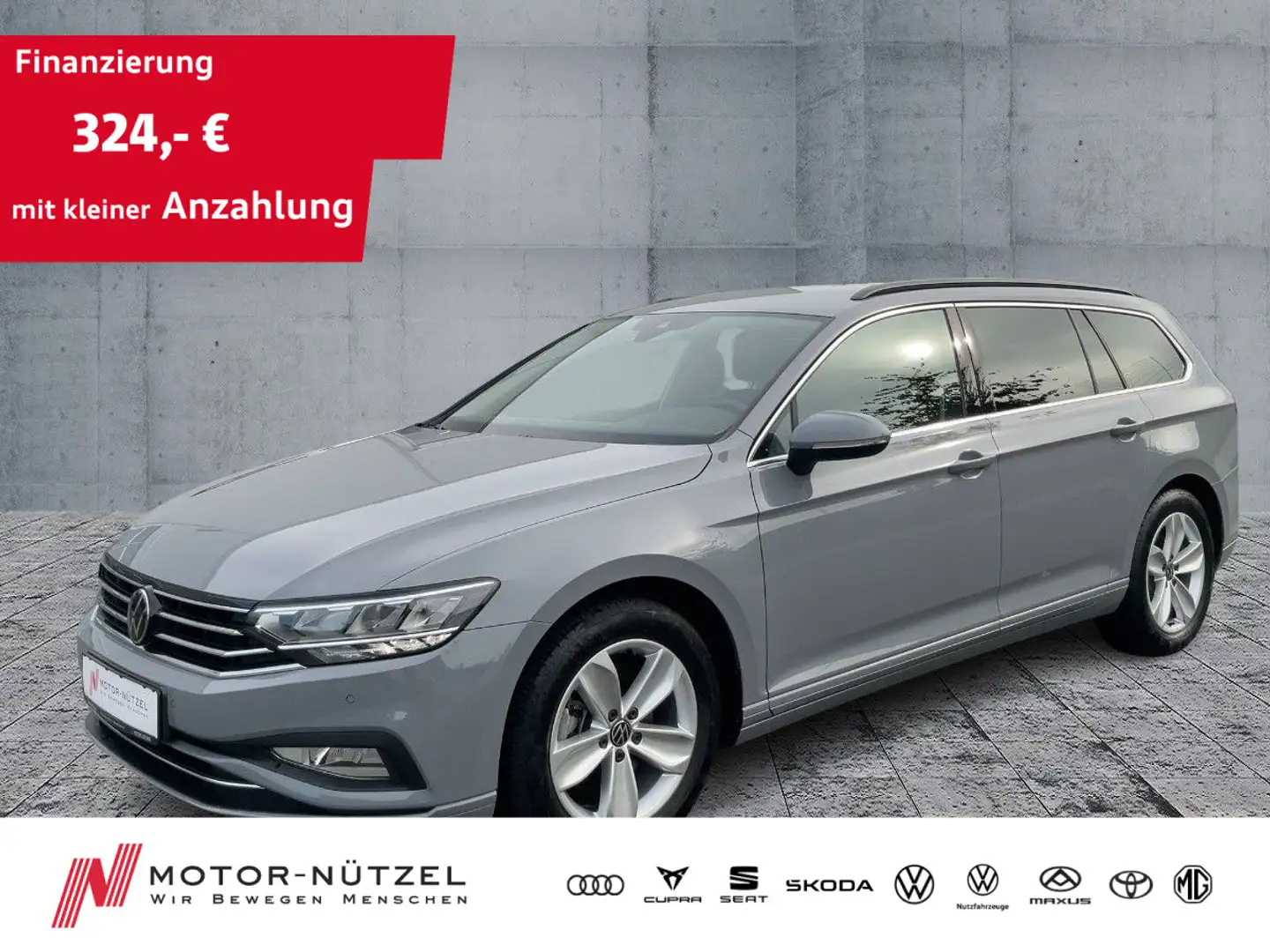 Volkswagen Passat Variant 2.0 TSI DSG BUSINESS LED+NAVI+ACC Grau - 1