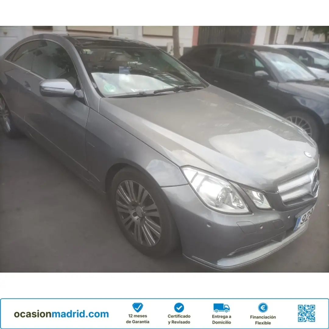Mercedes-Benz E 250 Coupé CGI BE Aut. Gris - 1