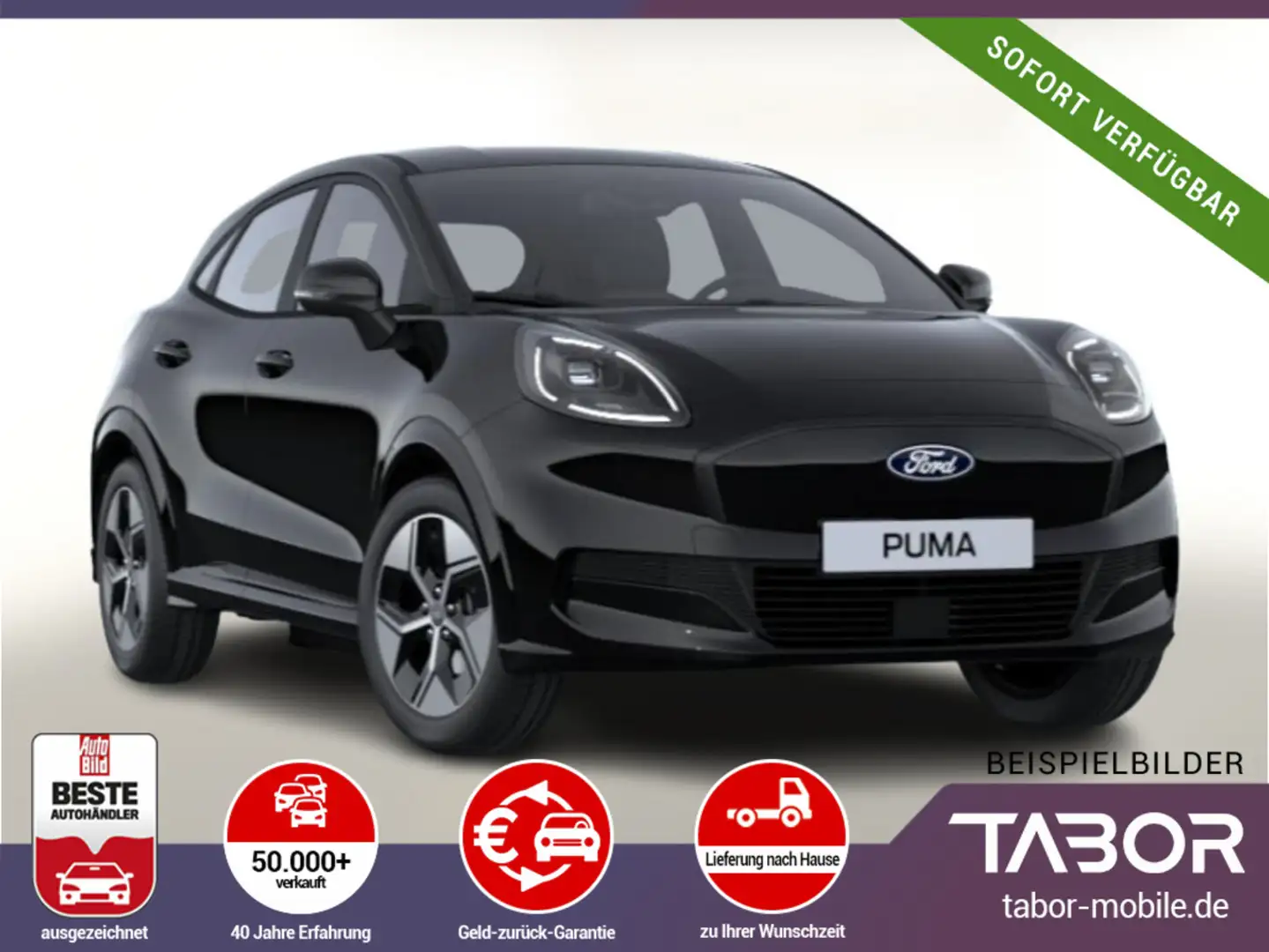 Ford Puma Gen-E 43kWh 168 WinterP KomfortP LED Kam Negru - 1