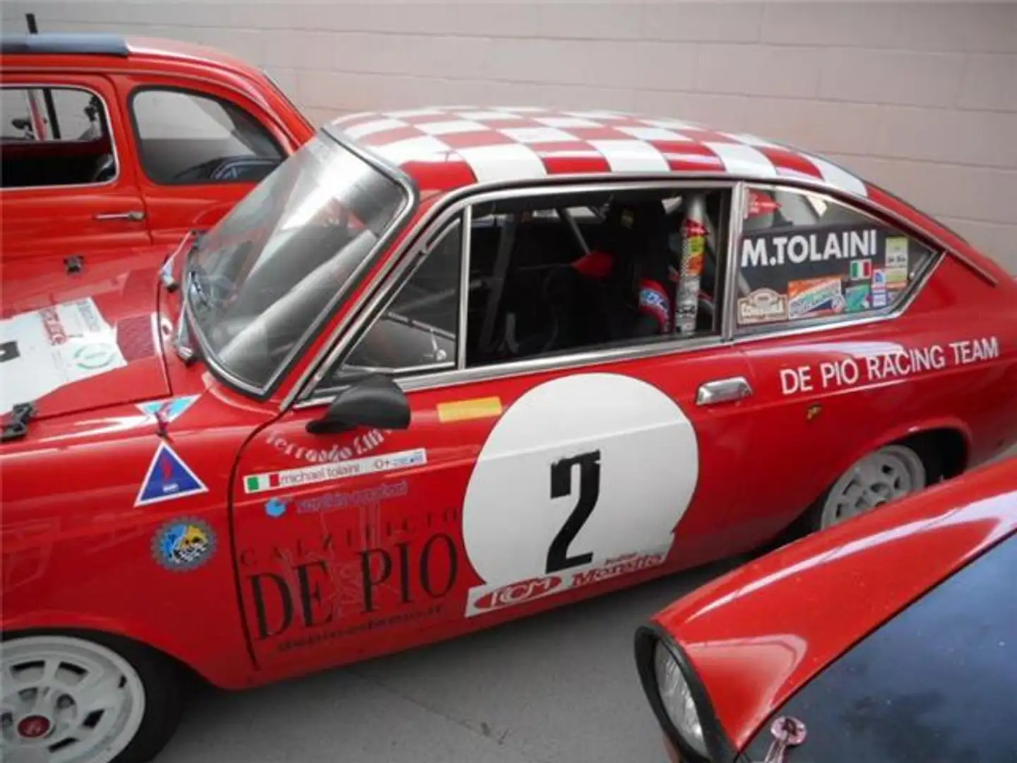Fiat 850 (Vincitrice campionato salita) Rojo - 1