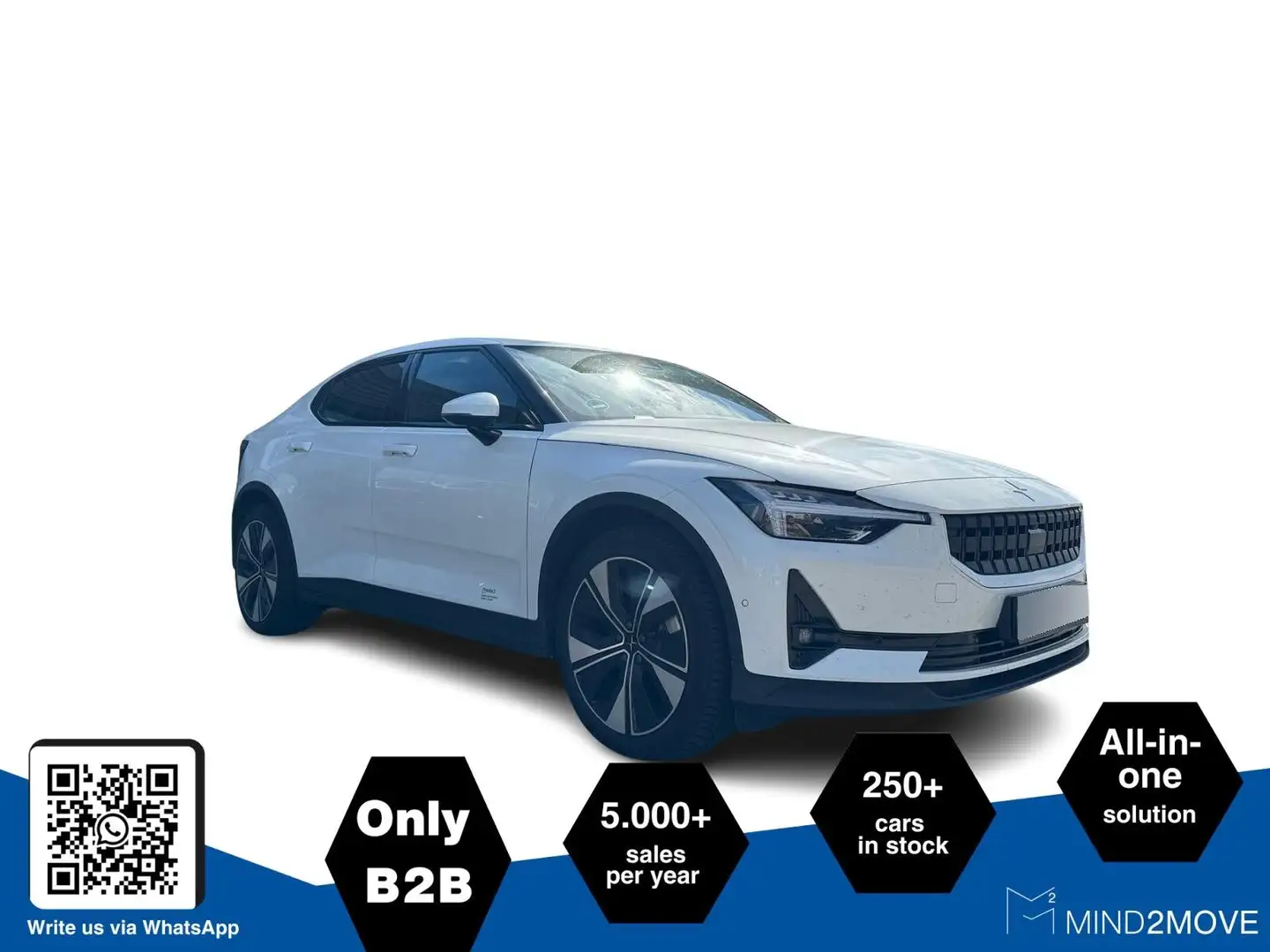 Polestar 2 Polestar2 Long Range Single Motor Elektro 78kWh Weiß - 1