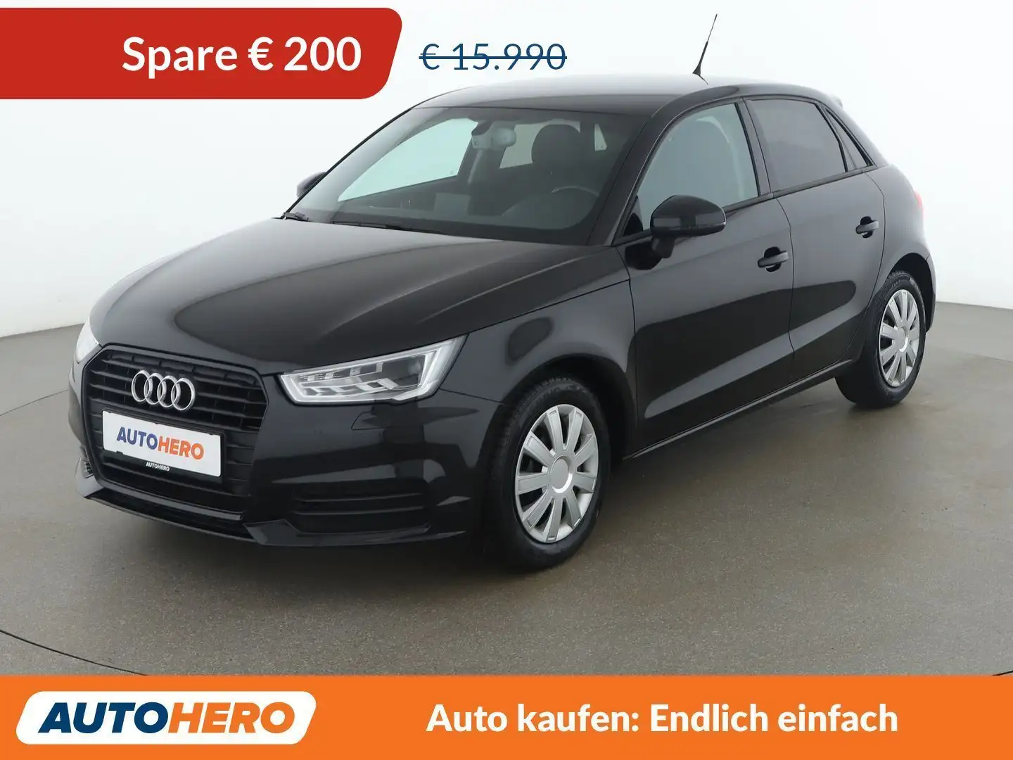 Audi A1 1.4 TDI Intense Schwarz - 1