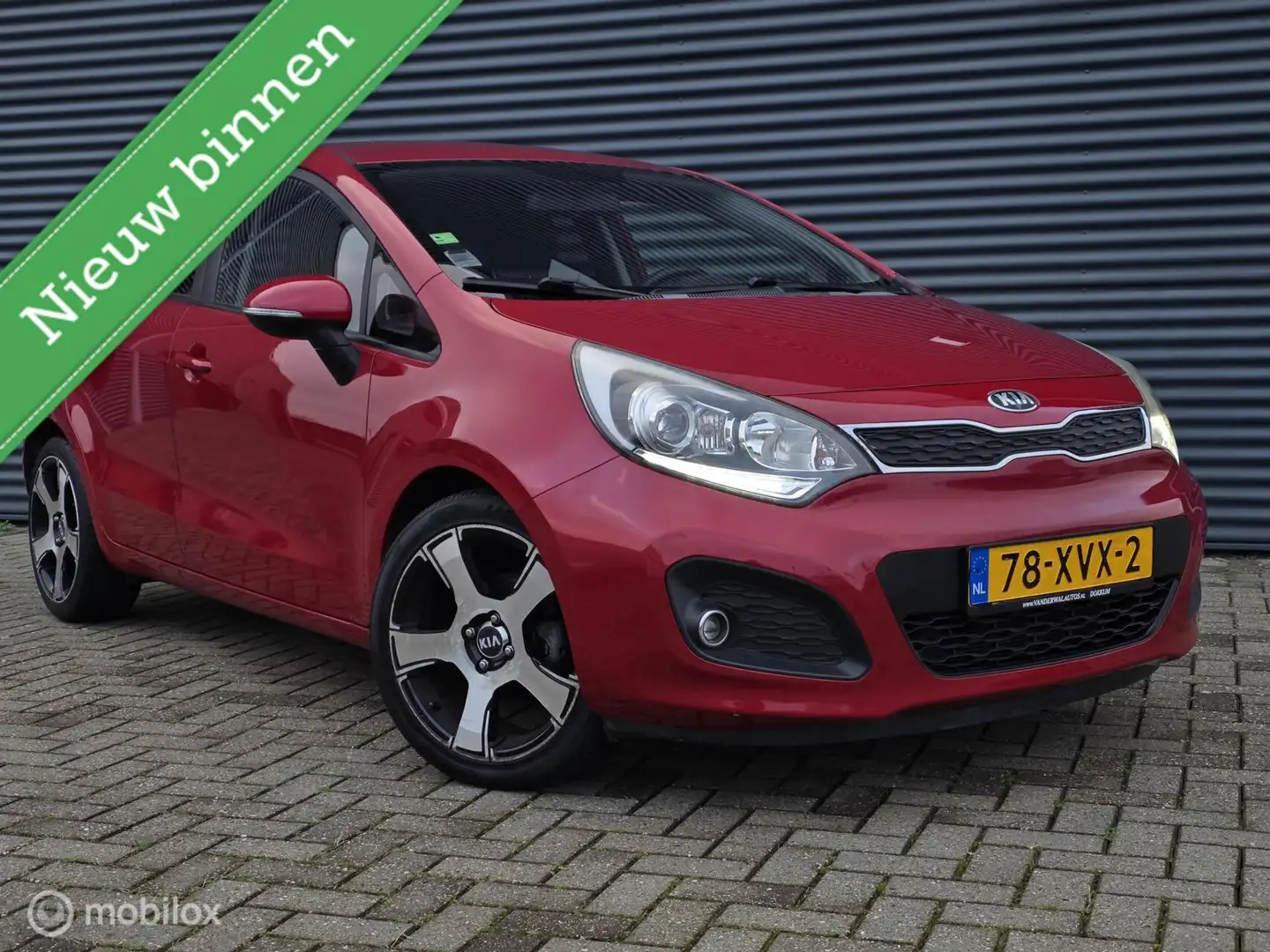 Kia Rio 1.2 CVVT Plus Pack AIRCO/17INCH VELGEN Rood - 1