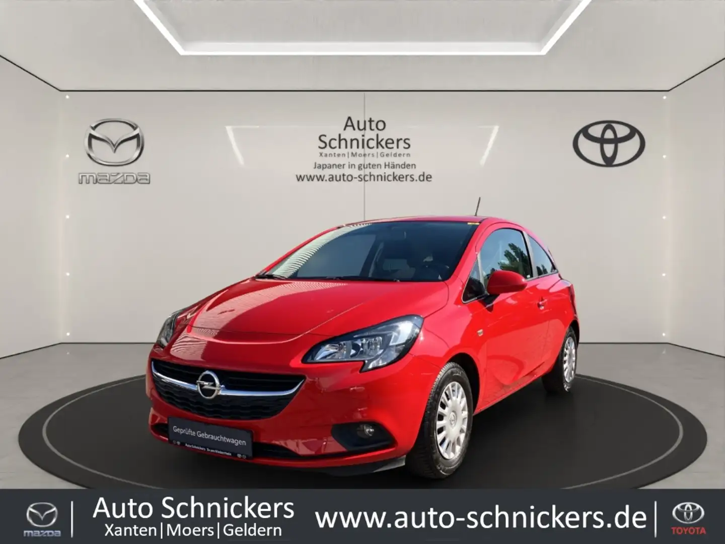 Opel Corsa-e +KOMFORT-P+ACAA+8FACH BEREIFT  !! Rouge - 1