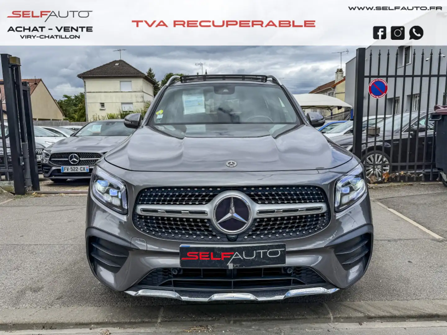 Mercedes-Benz GLB 200 200D 150CH AMG LINE 8G DCT Gris - 2