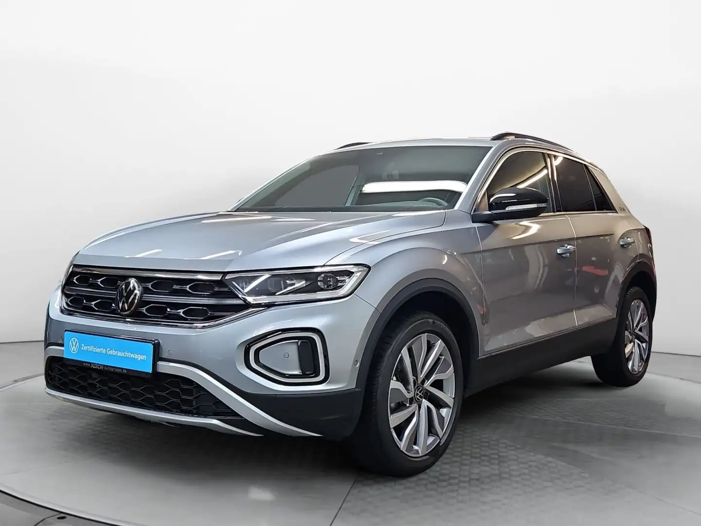Volkswagen T-Roc 1.5TSI Goal DSG Navi AHK Zilver - 2