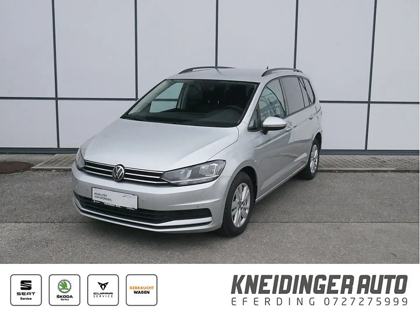 Volkswagen Touran Comf. 2,0 TDI, Apple CarPlay, Tempomat, Sitzhei... Silber - 1