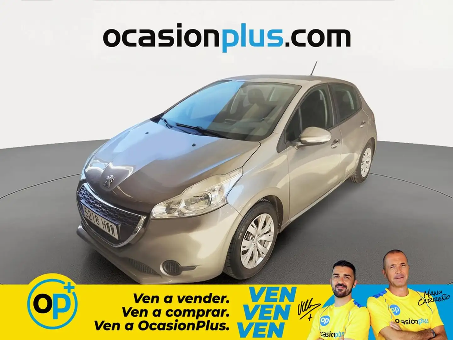 Peugeot 208 1.4HDi Active Gris - 1