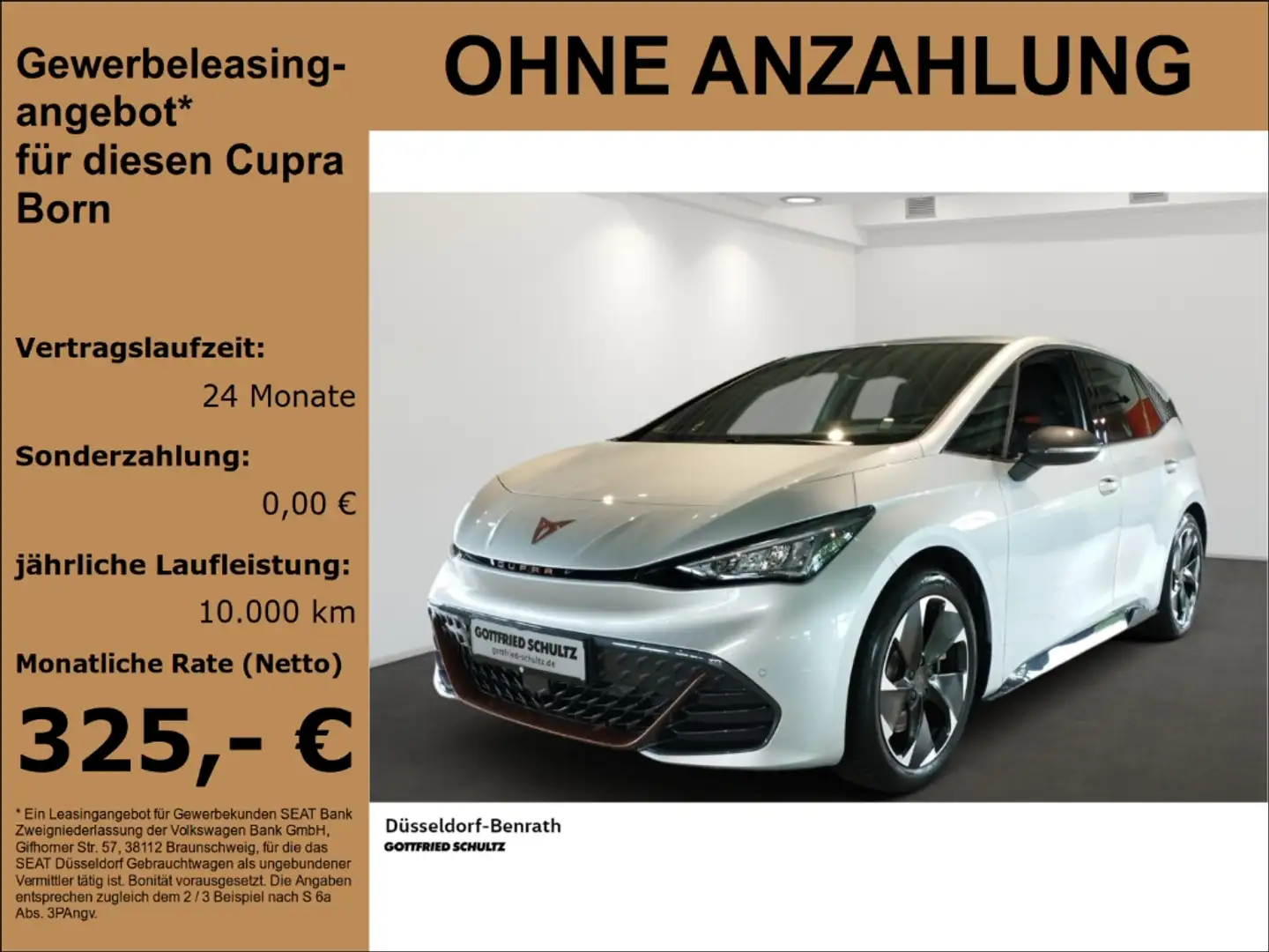 CUPRA Born 170 kW Voll-LED Navi Einparkhilfe Kamera Silber - 1