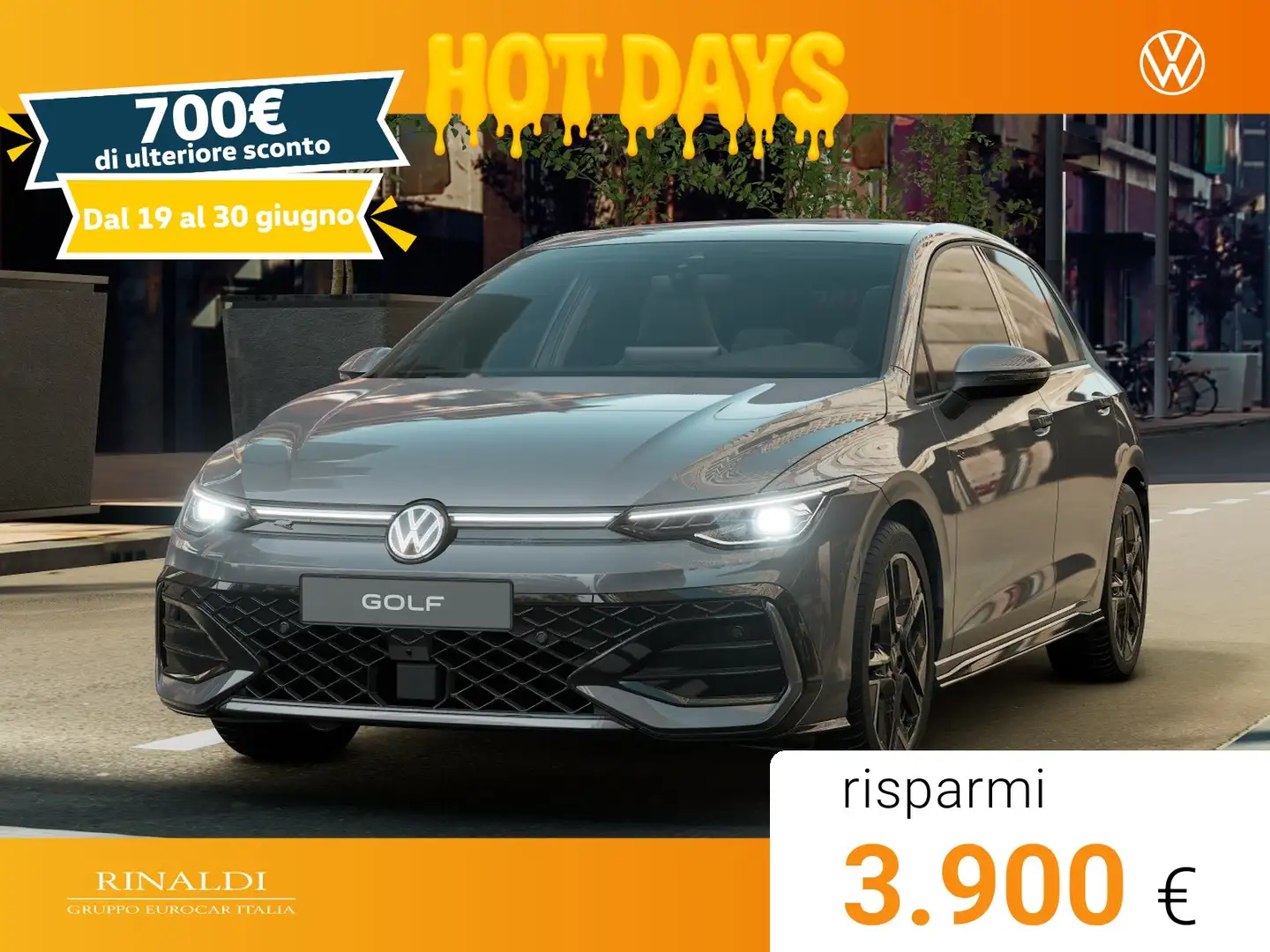 Volkswagen Golf Plus 1.5 etsi r-line plus 150cv dsg Gris - 1