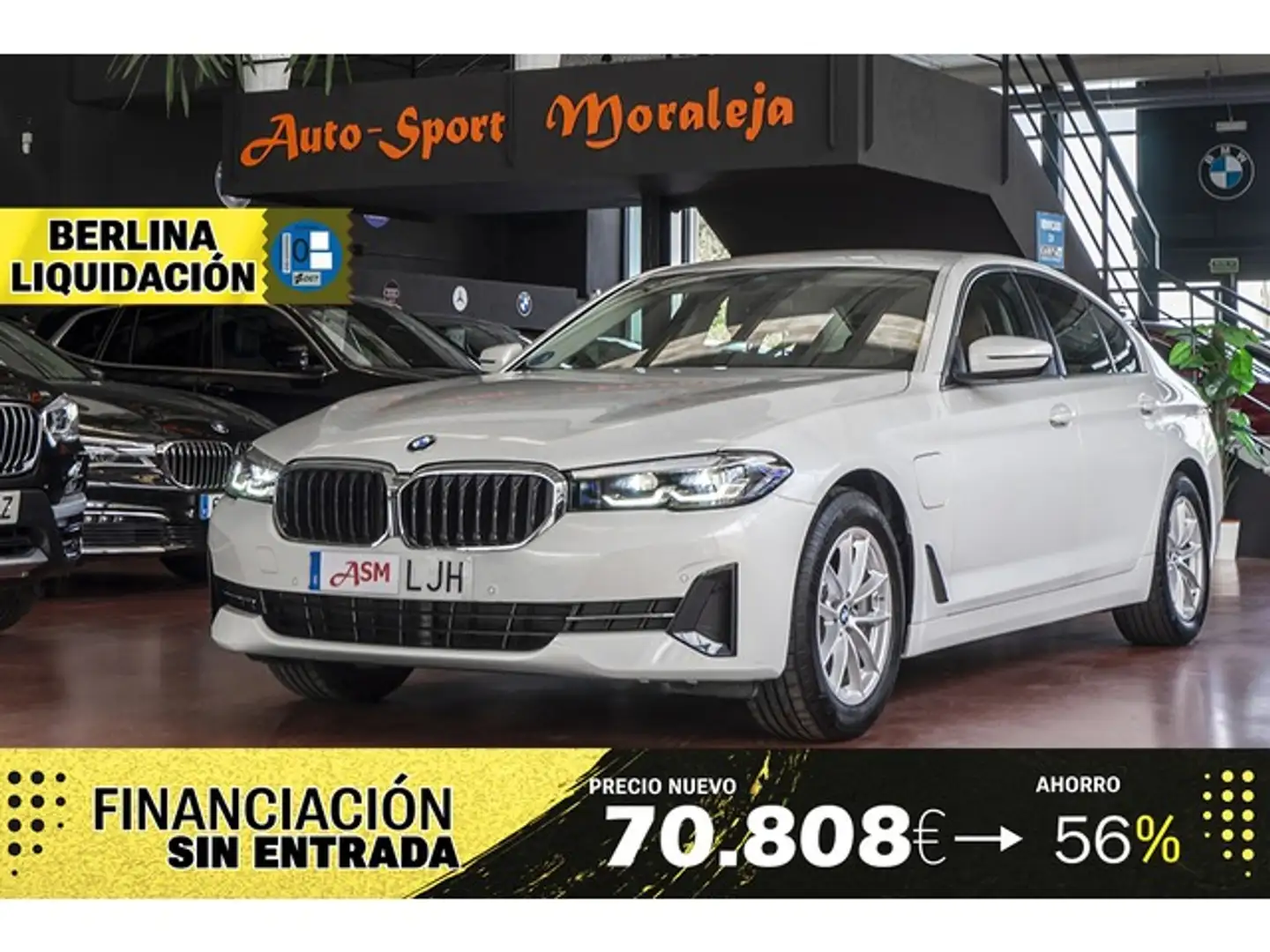 BMW 530 530e Blanc - 1