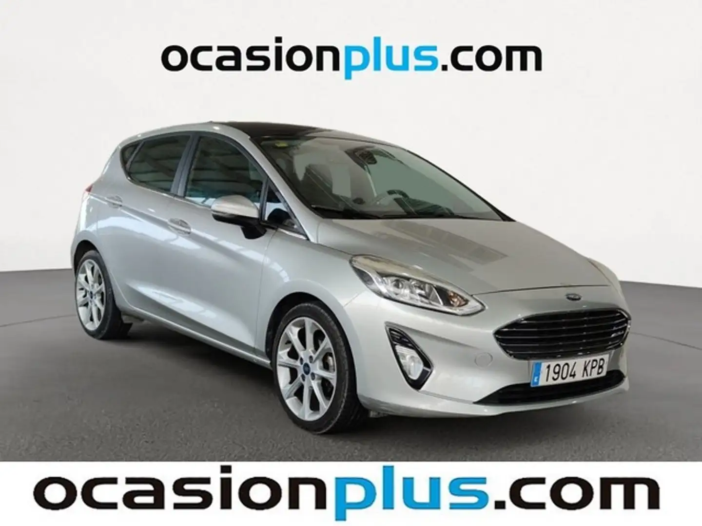 Ford Fiesta 1.0 EcoBoost S/S Titanium 100 Plateado - 2