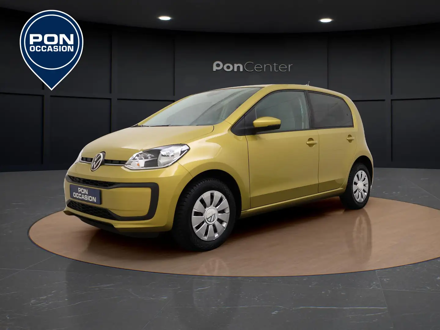 Volkswagen up! 1.0 | Airco | Bluetooth | Getint Glas | Geel - 1