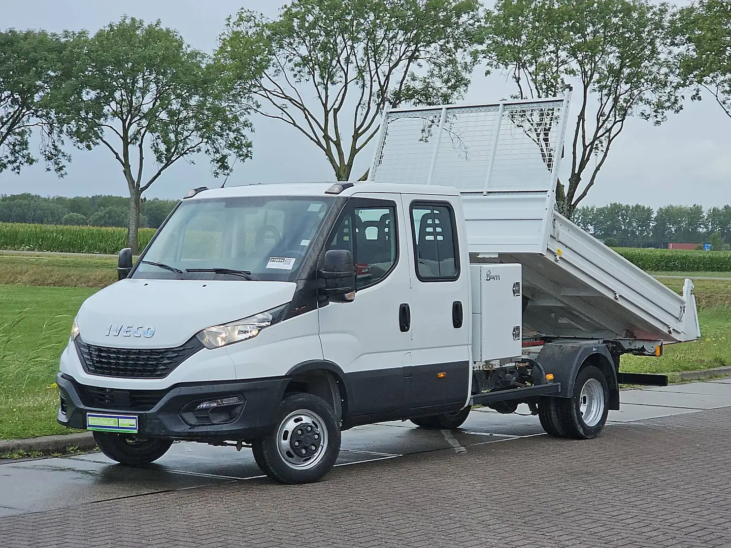Iveco Daily 35C16 DUB.CAB Kipper 3.0Lt Wit - 2