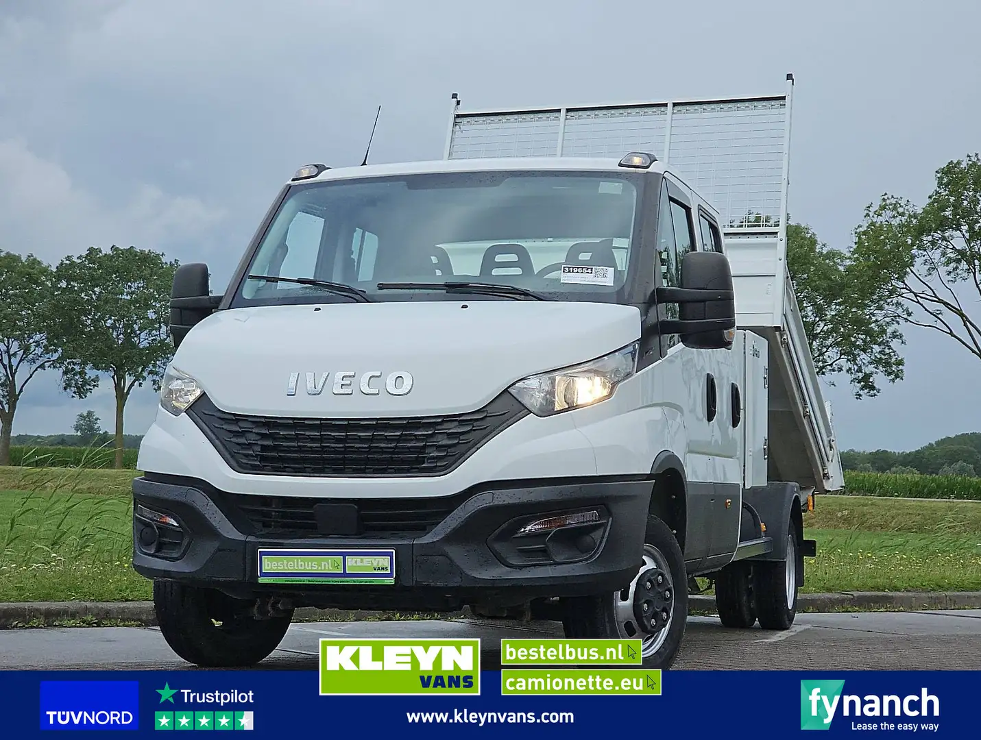Iveco Daily 35C16 DUB.CAB Kipper 3.0Lt Wit - 1