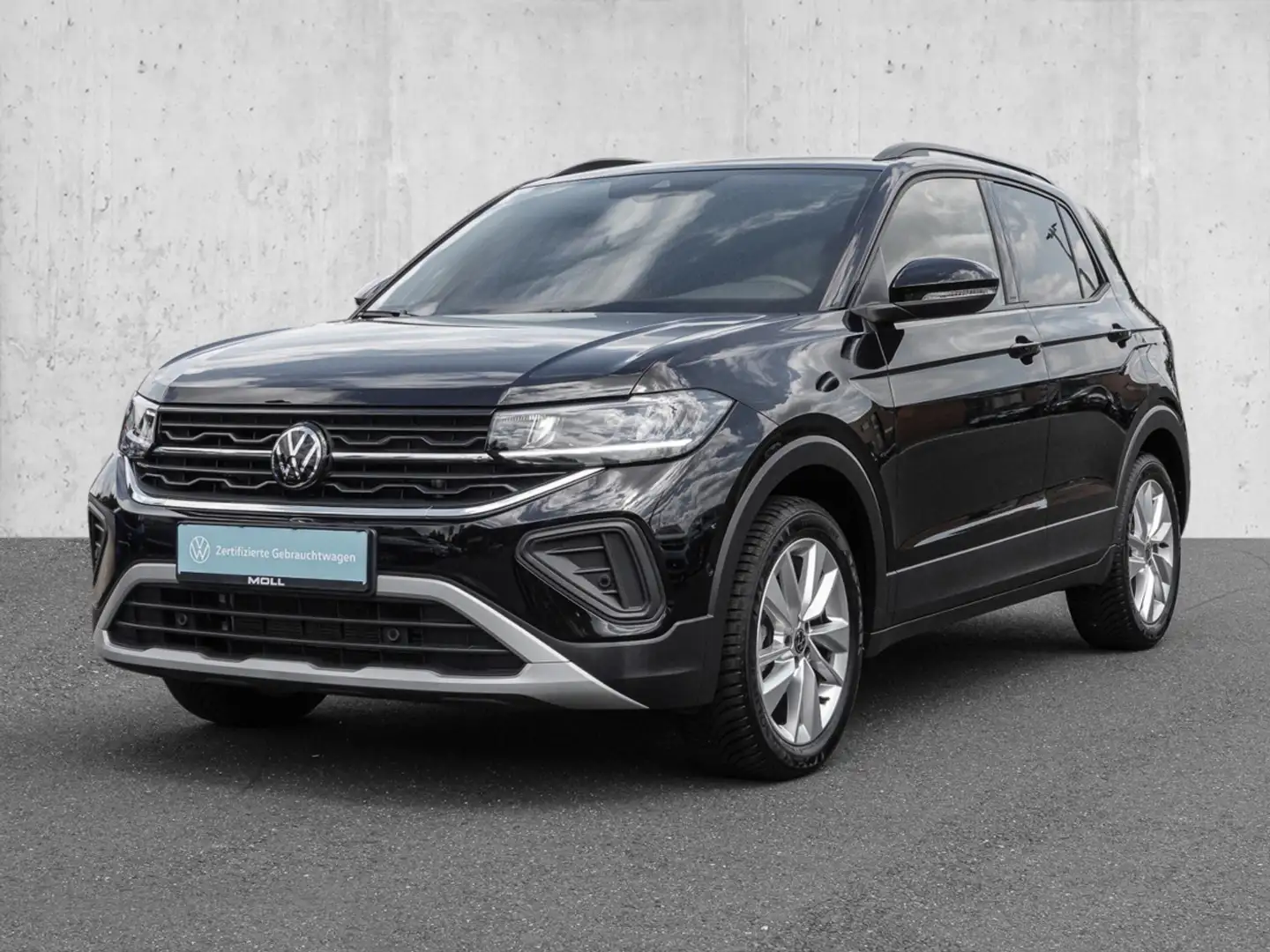 Volkswagen T-Cross 1.0 TSI DSG Life MATRIX 2xKLIMA ACC AUT Negro - 2