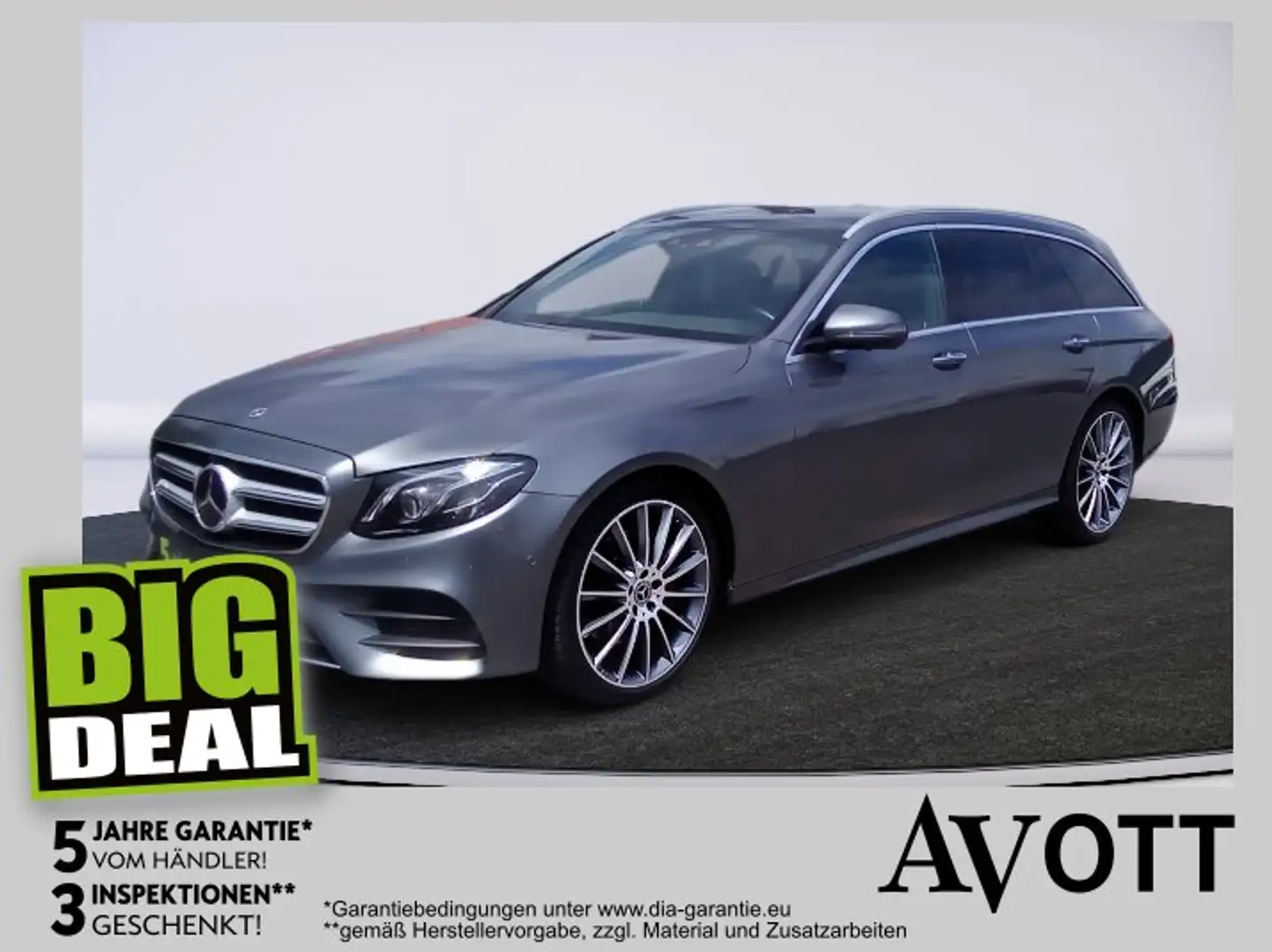 Mercedes-Benz E 220 dT 4M AMG Ö-Edition Premium-Paket Grau - 1