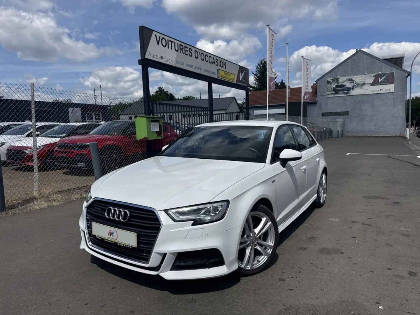 Audi A3 2.0 TDI 184CV S-TRONIC S-LINE QUATTRO Blanc - 1