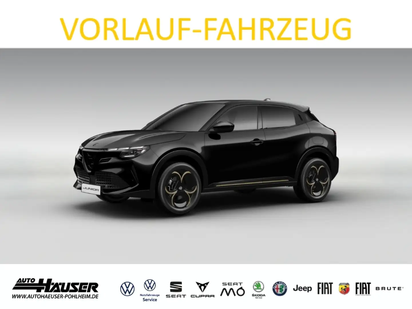Alfa Romeo Junior Ibrida INTENSA 1.2 VGT JULI ''25 EL. HECKKL. NAVI Fekete - 1