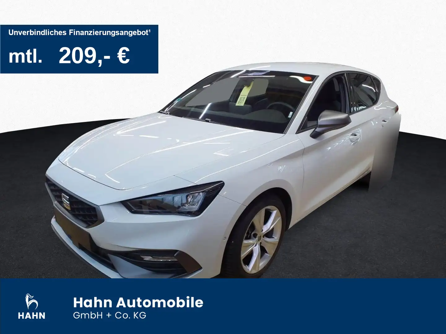 SEAT Leon 1.5eTSI DSG FR LED Navi ACC CAM Sitzhzg APP Weiß - 1
