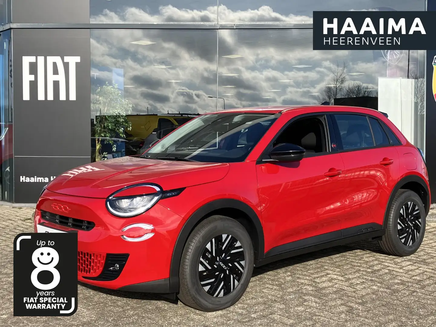 Fiat 600e RED 54 kWh | VOORRAAD | Actieradius 400km WLTP | 1 Rood - 1