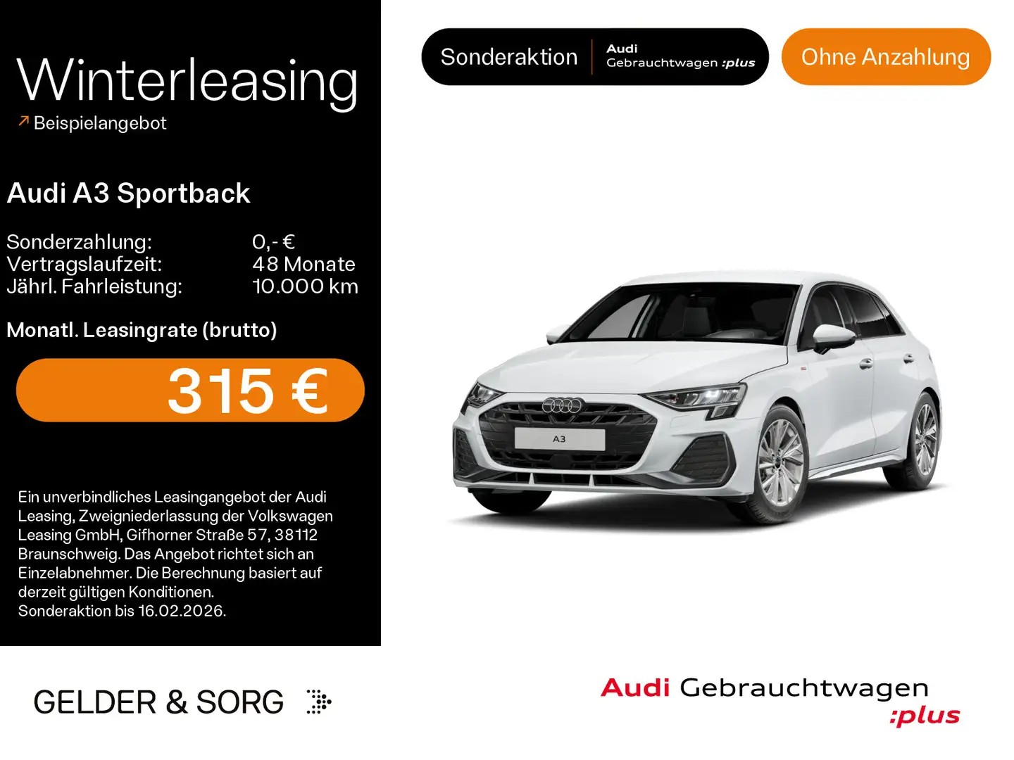 Audi A3 35 TDI S line ACC*LED*RFK*Navi Weiß - 1