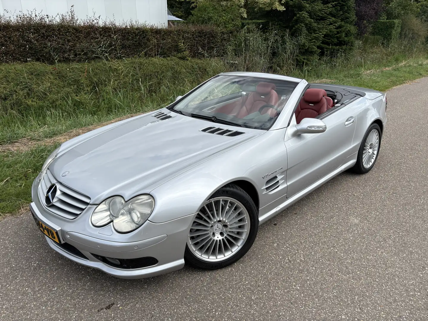 Mercedes-Benz SL 55 AMG AUTOMAAT / KEYLESS / BOSE / NAVI Grijs - 2