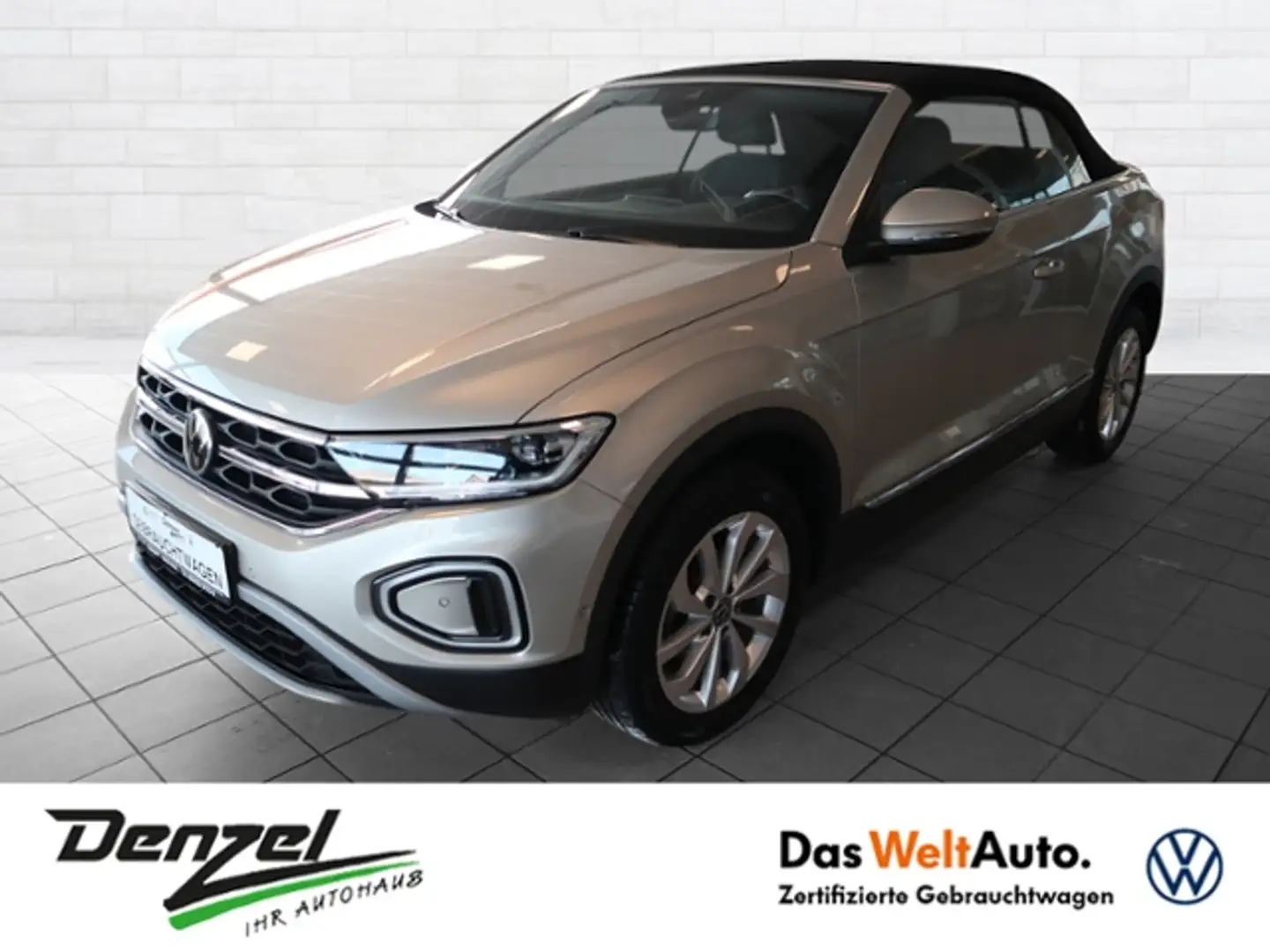 Volkswagen T-Roc Cabriolet Style 1.0 TSI ACC/NAV/KAMERA Silber - 2