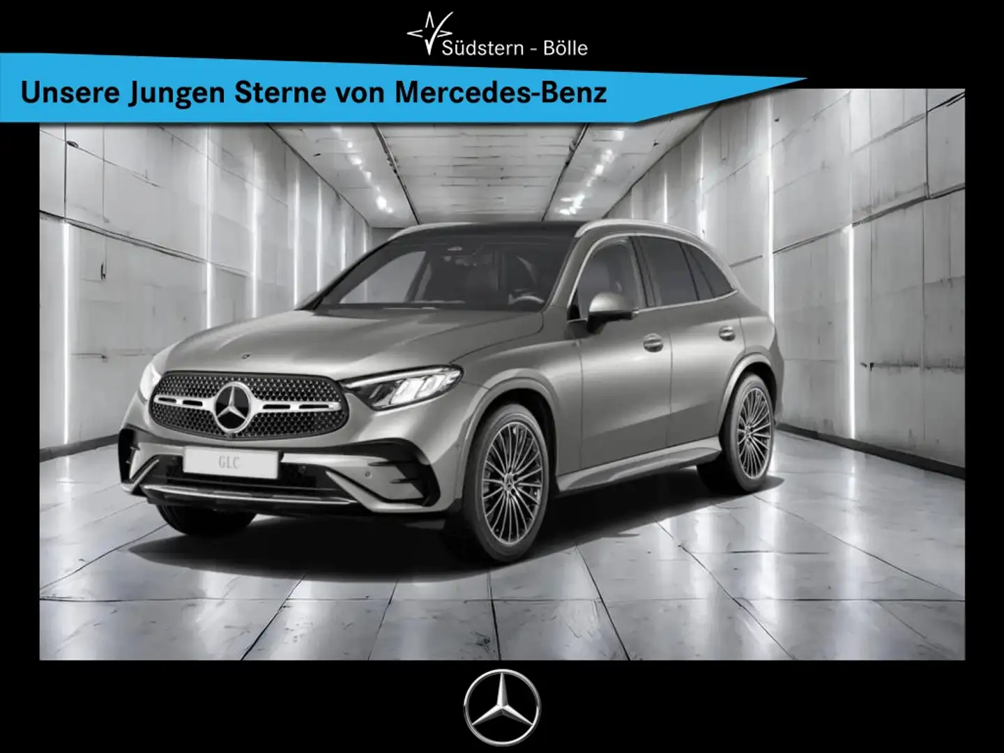 Mercedes-Benz GLC 300 d 4M +AMG+SHZ+MEMORY+NAVI+AMBIENTE+AHK Argent - 1