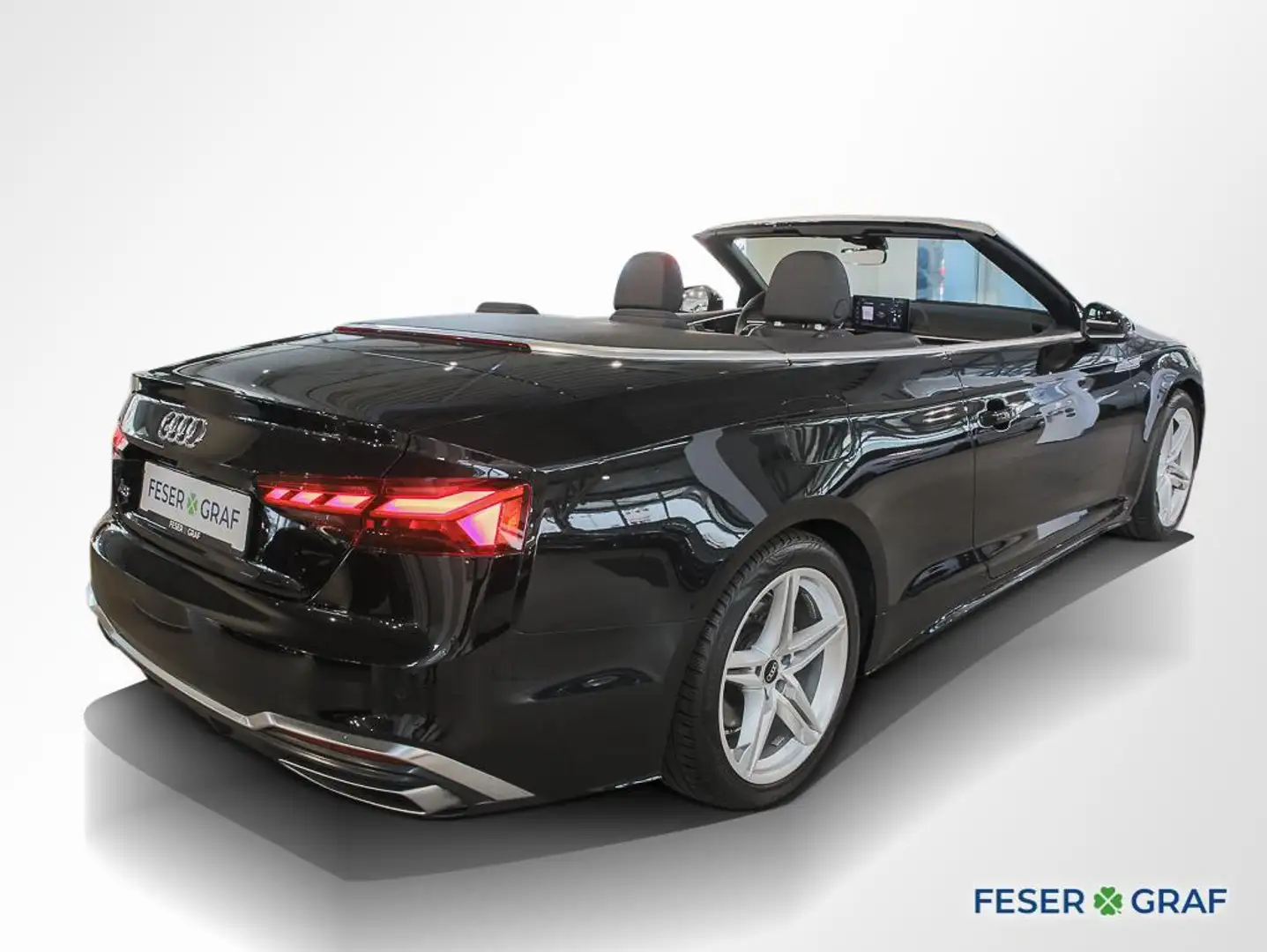 Audi A5 Cabriolet 40 TFSI S line Navi PDC Matrix RüKa Sitz Schwarz - 2