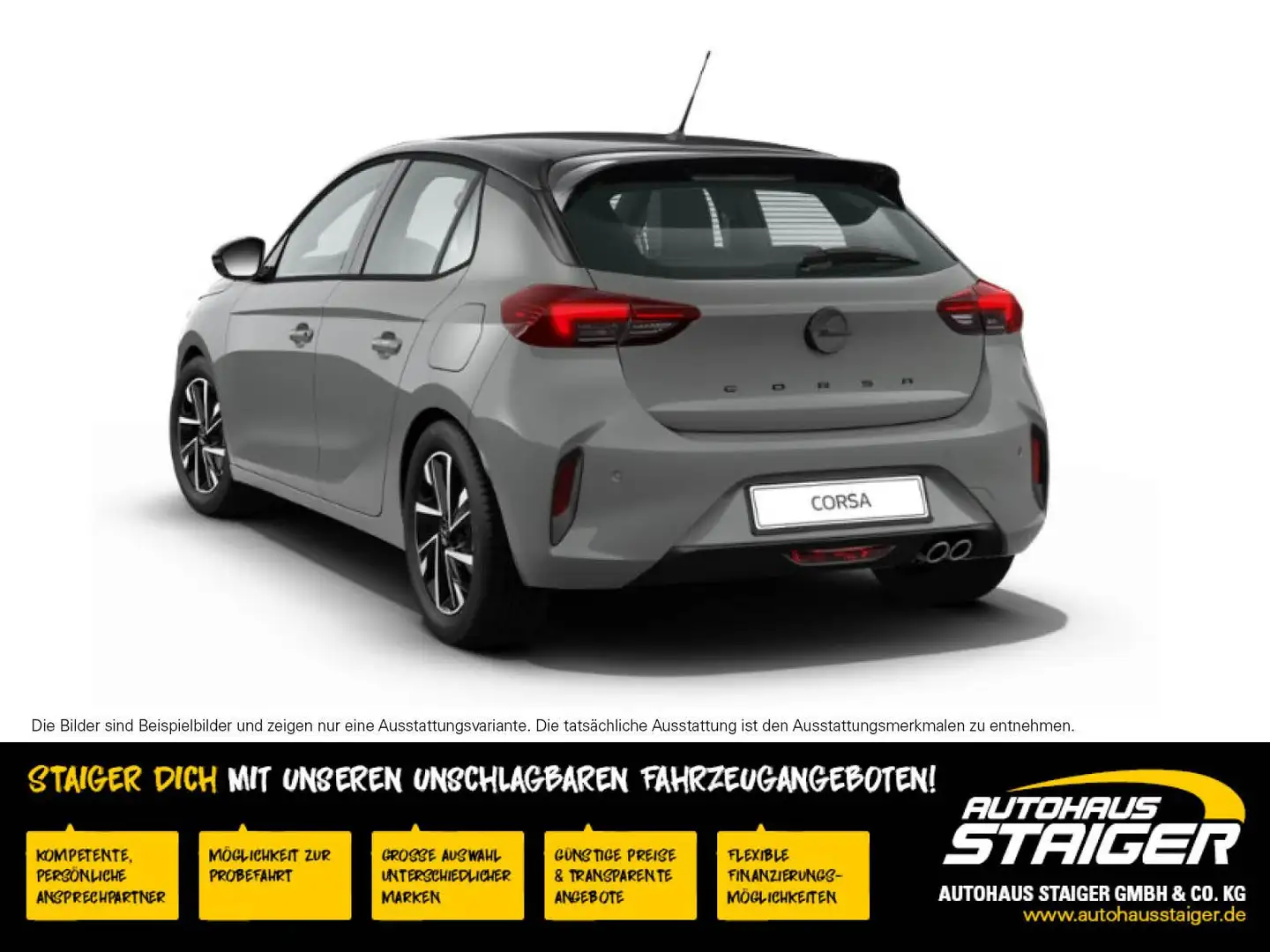 Opel Corsa GS 1.2+Parkpilot+Tempomat+Sitzheizung+ Gris - 2