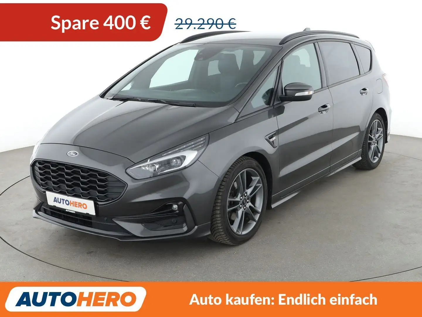 Ford S-Max 2.5 Hybrid ST-Line Aut.*NAVI*LED*ACC*CAM*SPUR* Grau - 1