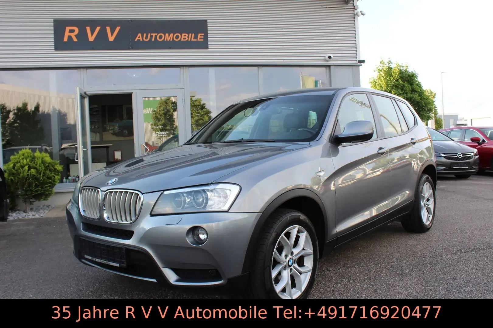 BMW X3 xDrive 20 d, Automatik, 8x Alu, TÜV neu Grau - 1