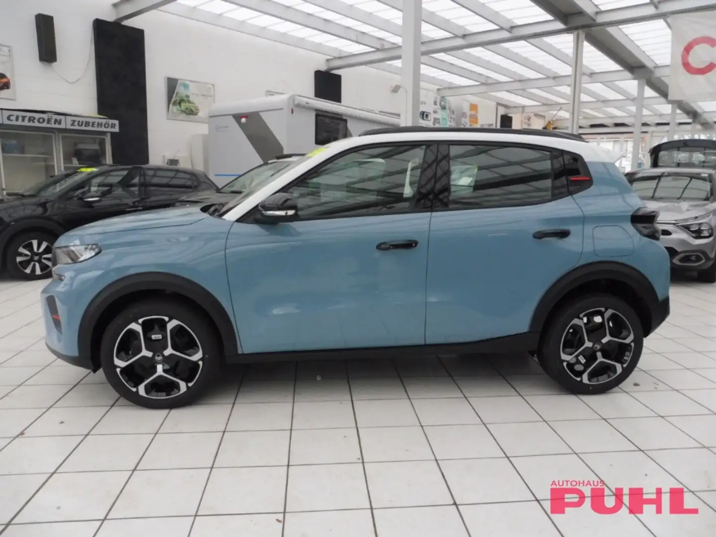 Citroen C3 Turbo 100 Plus im Bestellvorlauf  DAB Spurhalteass Bleu - 1