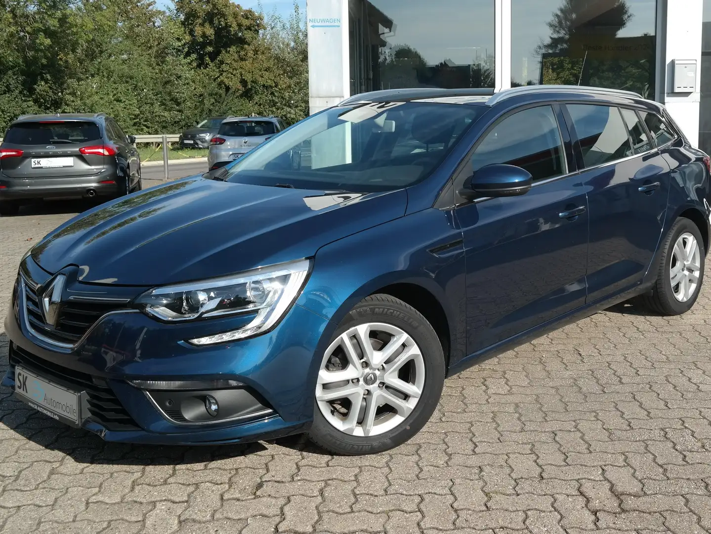Renault Megane Business Edition*1.Hand*Scheckheft*EU6*NAVI*SHZ Blau - 1