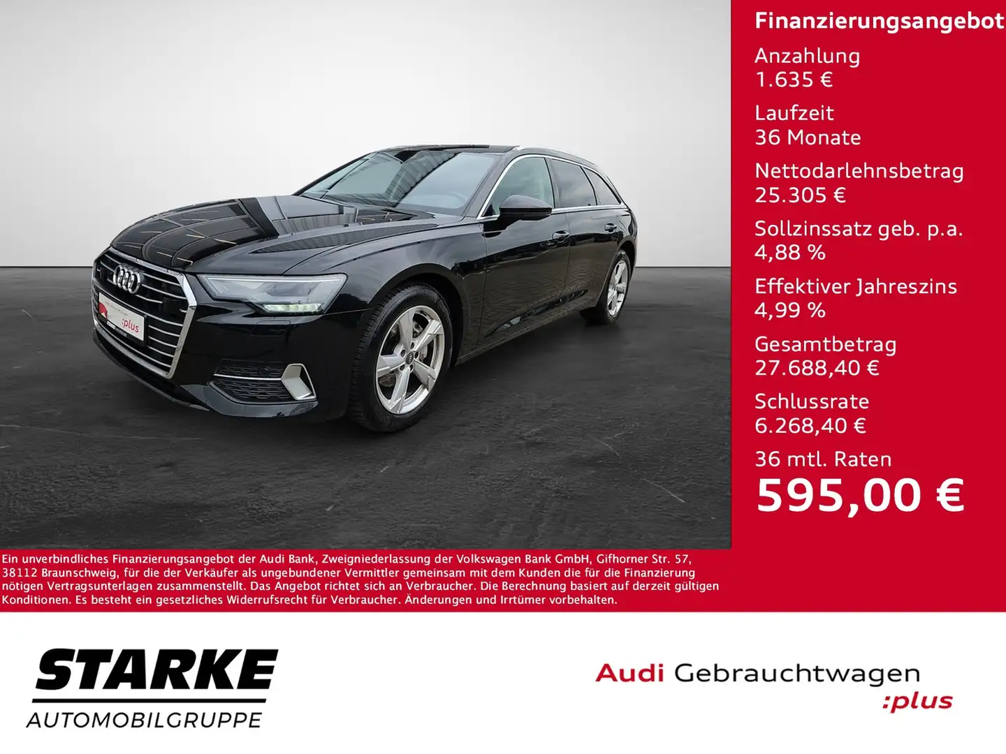 Audi A6 Avant 40 TDI S tronic Sport NaviPlus LED Leder ... crna - 1