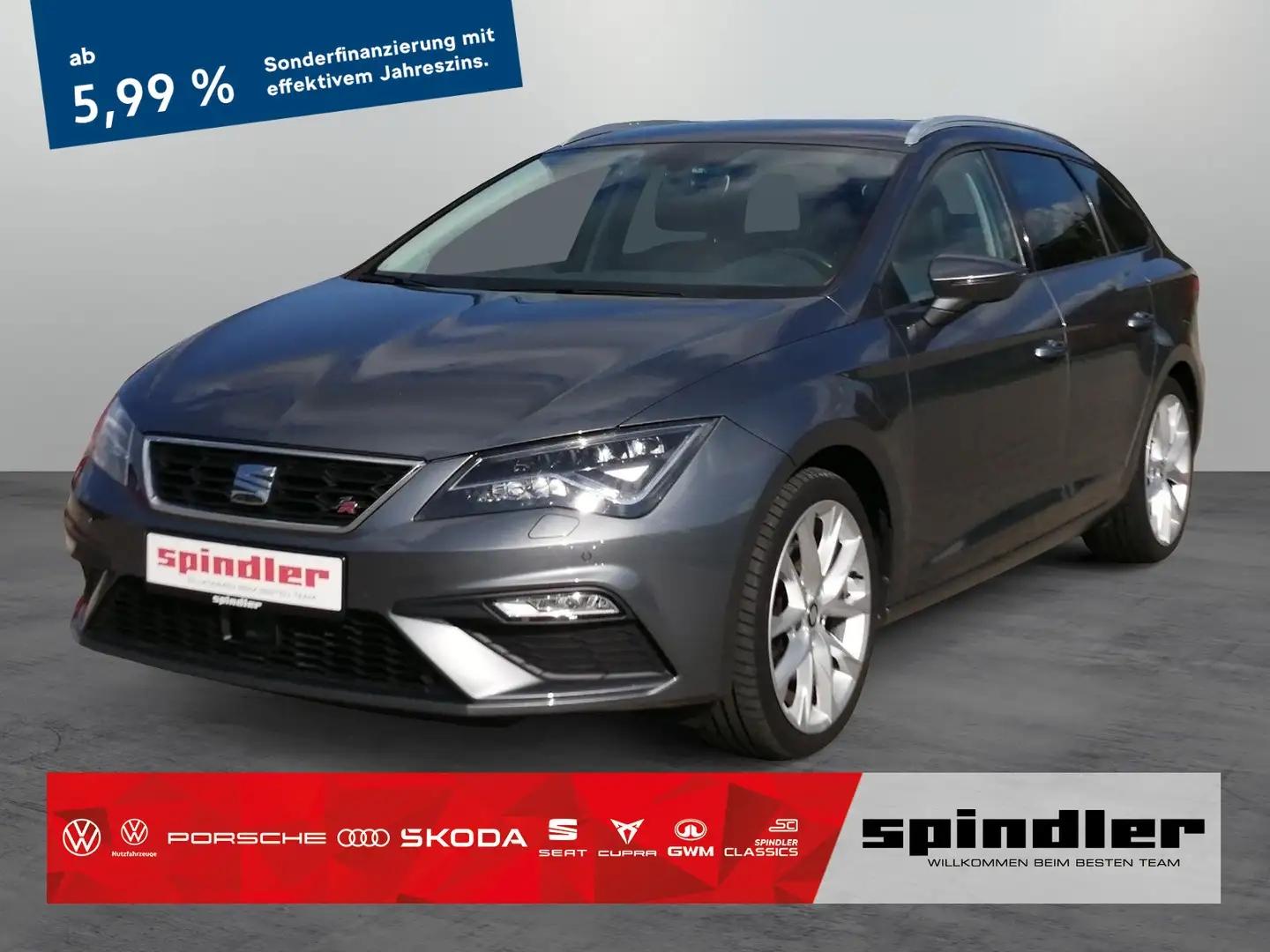 SEAT Leon Sportstourer FR 1.8TSI LED FullLink 18"1.Hd Grau - 1
