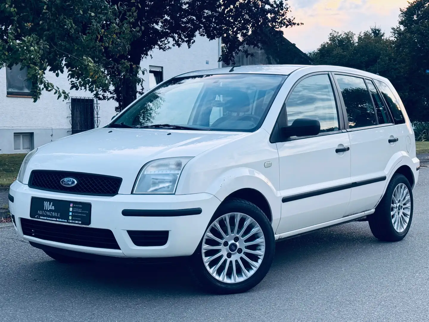 Ford Fusion FUSION 1.4 VIVA | KLIMAANLAGE | KEIN TÜV | EU 4 Weiß - 1