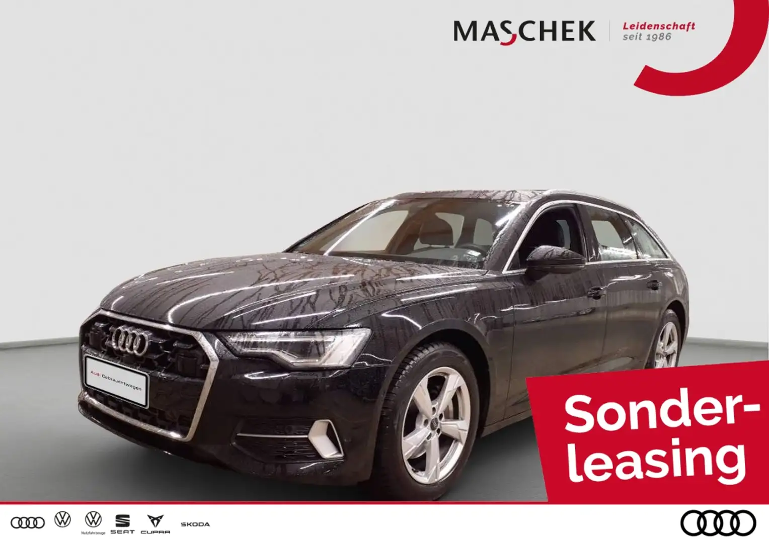 Audi A6 Avant 45 TFSI S tronic AHK 360°ACC Memory Sitzh Schwarz - 1