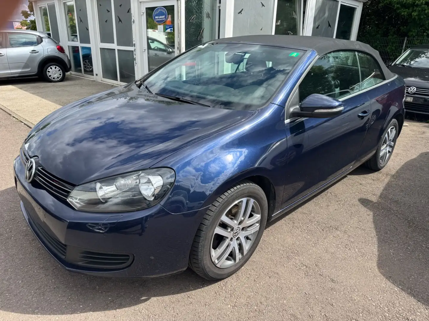 Volkswagen Golf VI Cabriolet Leder+Navi+Bluetooth+Sitzheizu Blauw - 1